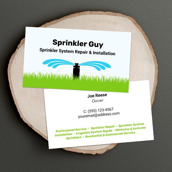 Lawn Sprinkler IrrigationFitter and Repair