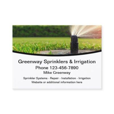 Lawn Sprinklers And Irrigation