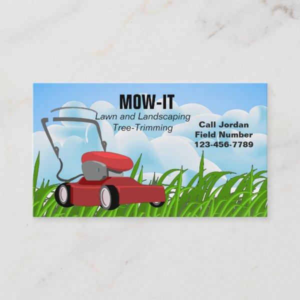 Lawnmower and Landscaping