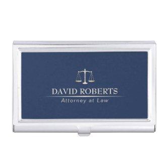 Lawyer Attorney Law Office Modern Blue & Gold  Case