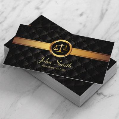 Lawyer Gold Stripe Luxury Dark Attorney