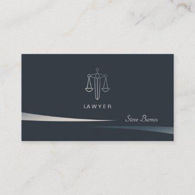 Lawyer Partner  Dark Blue and Silver