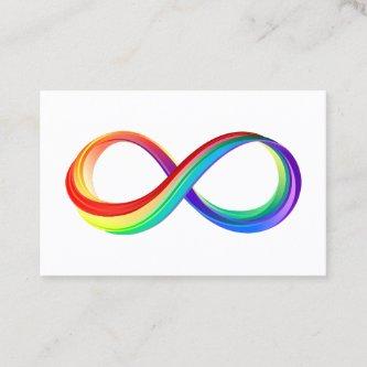 Layered Rainbow Infinity Symbol