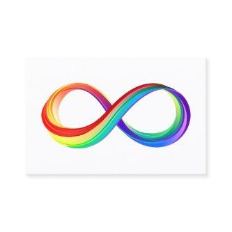 Layered Rainbow Infinity Symbol