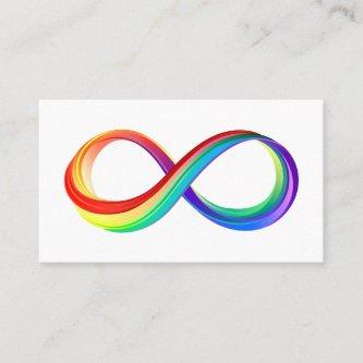 Layered Rainbow Infinity Symbol