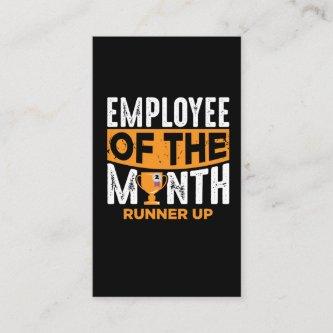 Lazy Employee Of The Month Loser Runner Up Joke