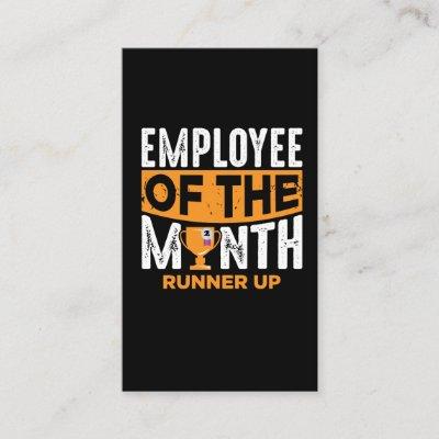 Lazy Employee Of The Month Loser Runner Up Joke