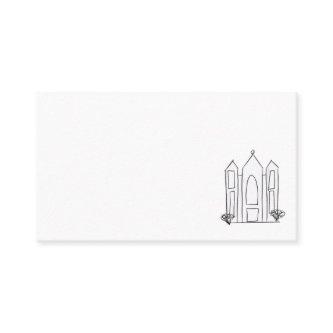 LDS Salt Lake City Temple simple modern mormon