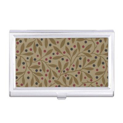 Leaf Berry Classic Colorful Pretty Pattern Art  Case