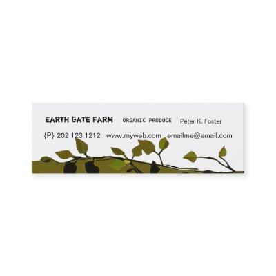 Leaf Green Branches Organic Modern Mini