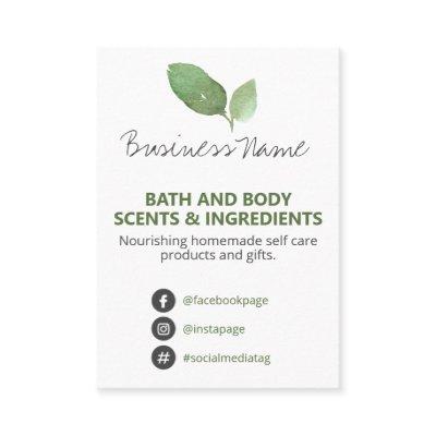 Leaf Homemade Bath And Body Ingredient List