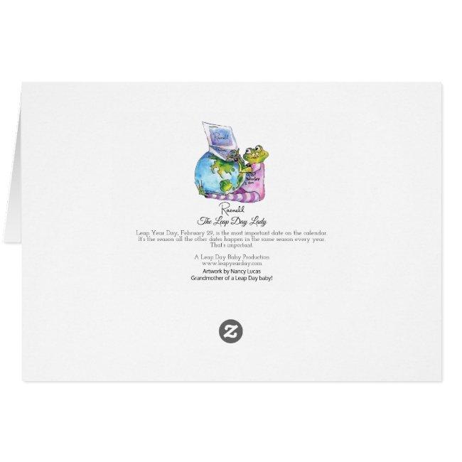 Leap Year Day Birthday Card