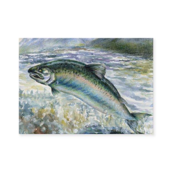 LEAPING SALMON  Template