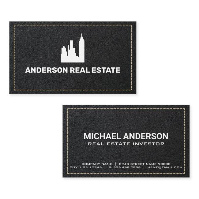 Leather Stitched | Real Estate Agent