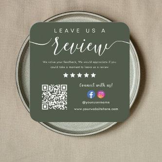 Leave Us A Review Facebook Instagram Logo Qr Code Square