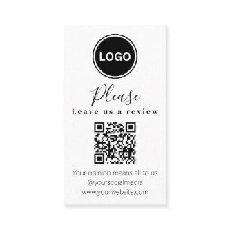 Leave us a review | QR code Modern