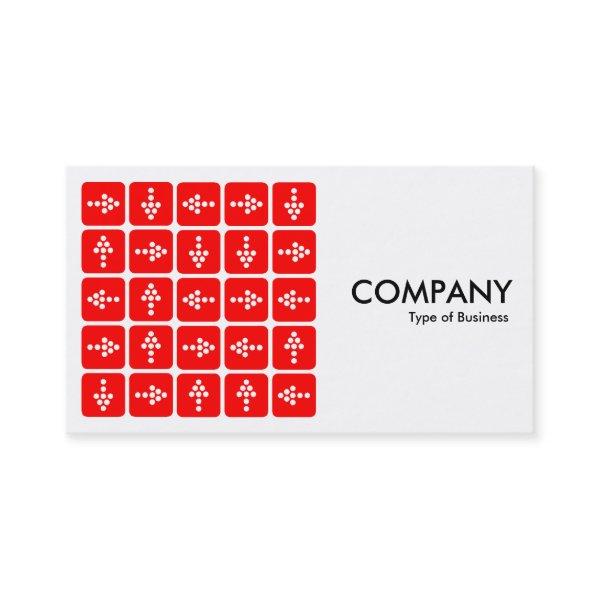 LED Arrows Square Red - (Egg Shell)