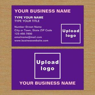 Left Aligned Texts Purple
