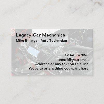 Legacy Automotive Retro Car Technician