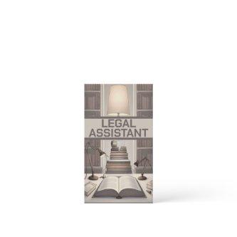 Legal Assistant Desk With Books