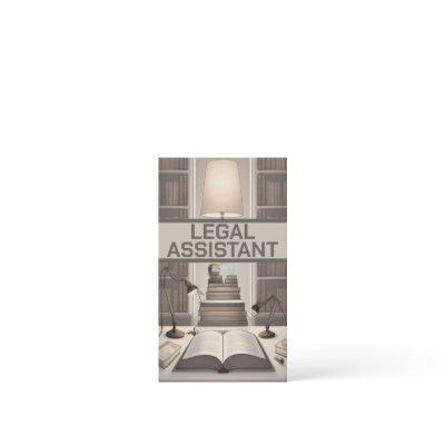 Legal Assistant Desk With Books