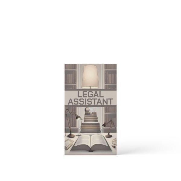 Legal Assistant Desk With Books