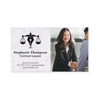 Legal Justice Pen Logo | Business Deal