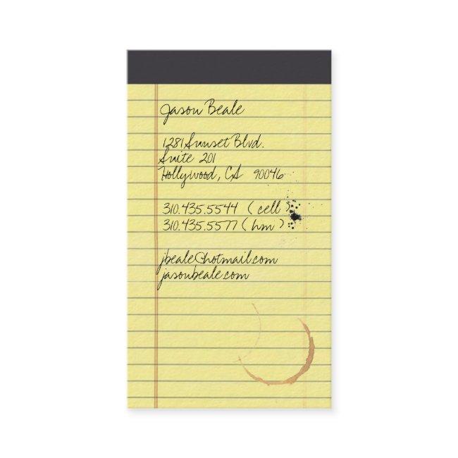 Legal Notepad