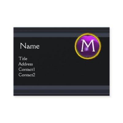 LEGAL OFFICE,ATTORNEY Monogram black purple