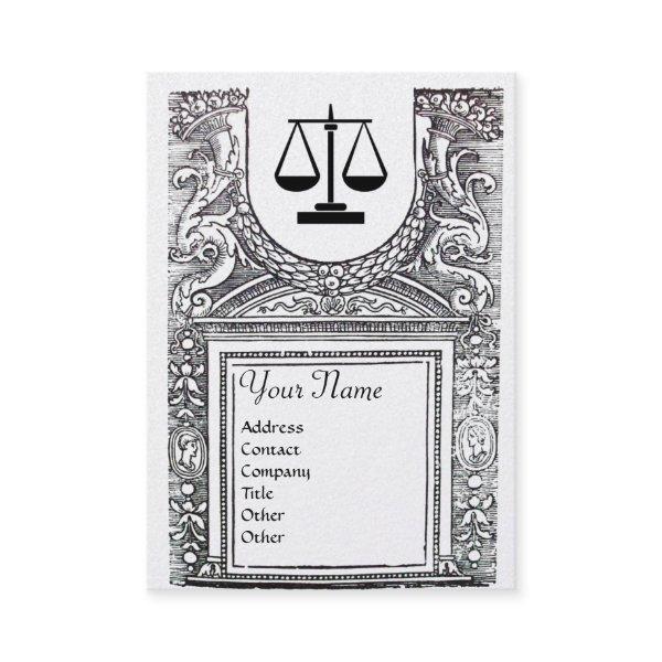 LEGAL OFFICE,ATTORNEY Monogram,Black White Pearl