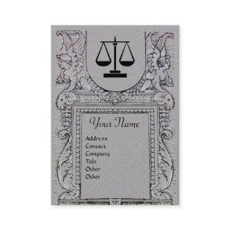 LEGAL OFFICE, ATTORNEY Monogram Grey Paper