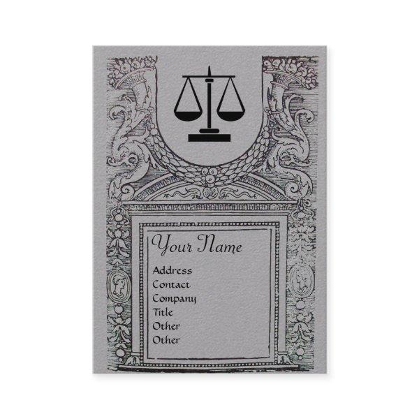 LEGAL OFFICE,ATTORNEY Monogram Grey Paper
