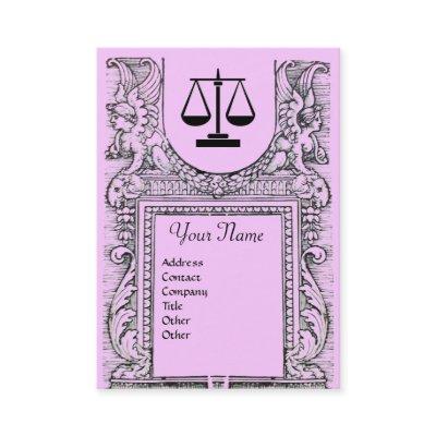 LEGAL OFFICE, ATTORNEY Monogram, pink