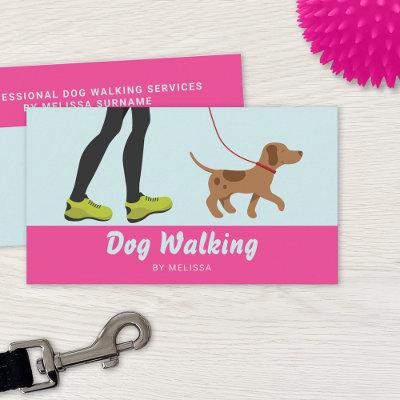 Legs And A Cute Brown Dog - Dog Walking Services