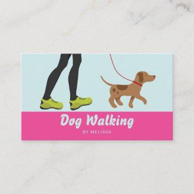 Legs And A Cute Brown Dog - Dog Walking Services
