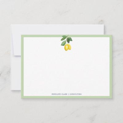 Lemon Season | Lemon Tree Note Card