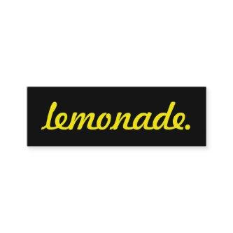 lemonade. loyalty punch card