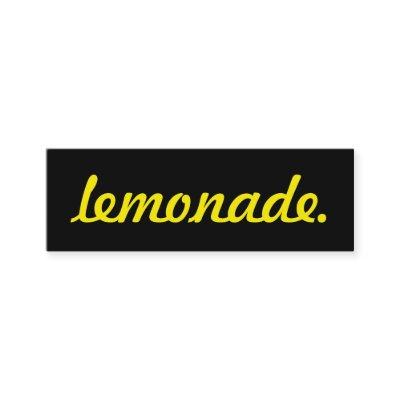 lemonade. loyalty punch card