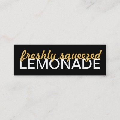 lemonade punch card