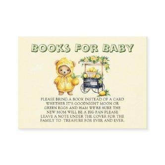 Lemonade Teddy Bear Yellow Books For Baby