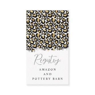 Leopard Print Enclosure Cards - Cheetah
