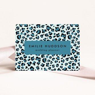 Leopard Print, Leopard Spots, Blue Leopard