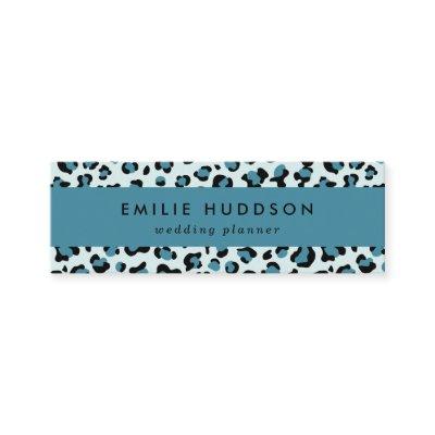 Leopard Print, Leopard Spots, Blue Leopard Mini