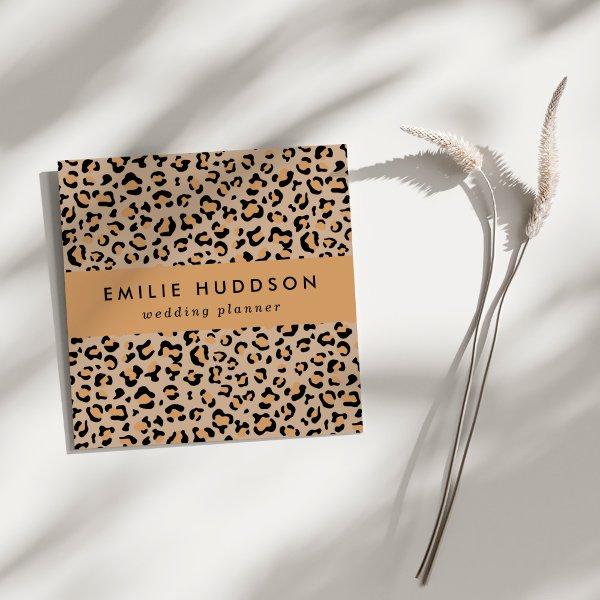 Leopard Print, Leopard Spots, Brown Leopard Square