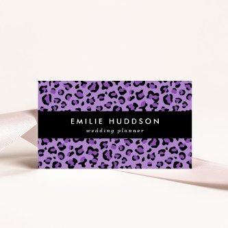 Leopard Print, Leopard Spots, Purple Leopard