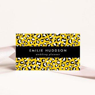 Leopard Print, Leopard Spots, Yellow Leopard
