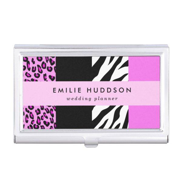 Leopard Print, Zebra Print, Animal Print, Pink  Case