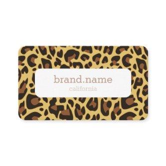 Leopard Skin Animal Print Pattern Modern Design