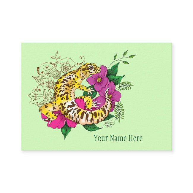 Leopard Yellow Gecko Green