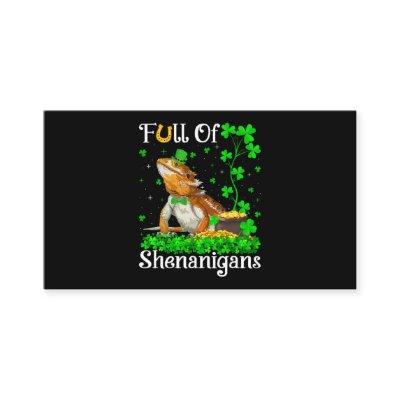 Leprechaun Shamrock Leaf Bearded Dragon St. Patric